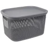 Gifi Entretien Du Linge|Boîte avec couvercle 18L gris