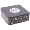 Best Gifi Boîte carrée en métal pour gâteaux de Noël