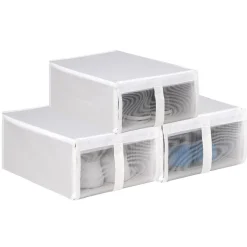 Gifi Rangement|Boîte à chaussures blanc x3