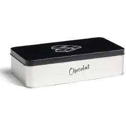 Gifi Boîte à chocolat en métal 19x12xH.5,3cm