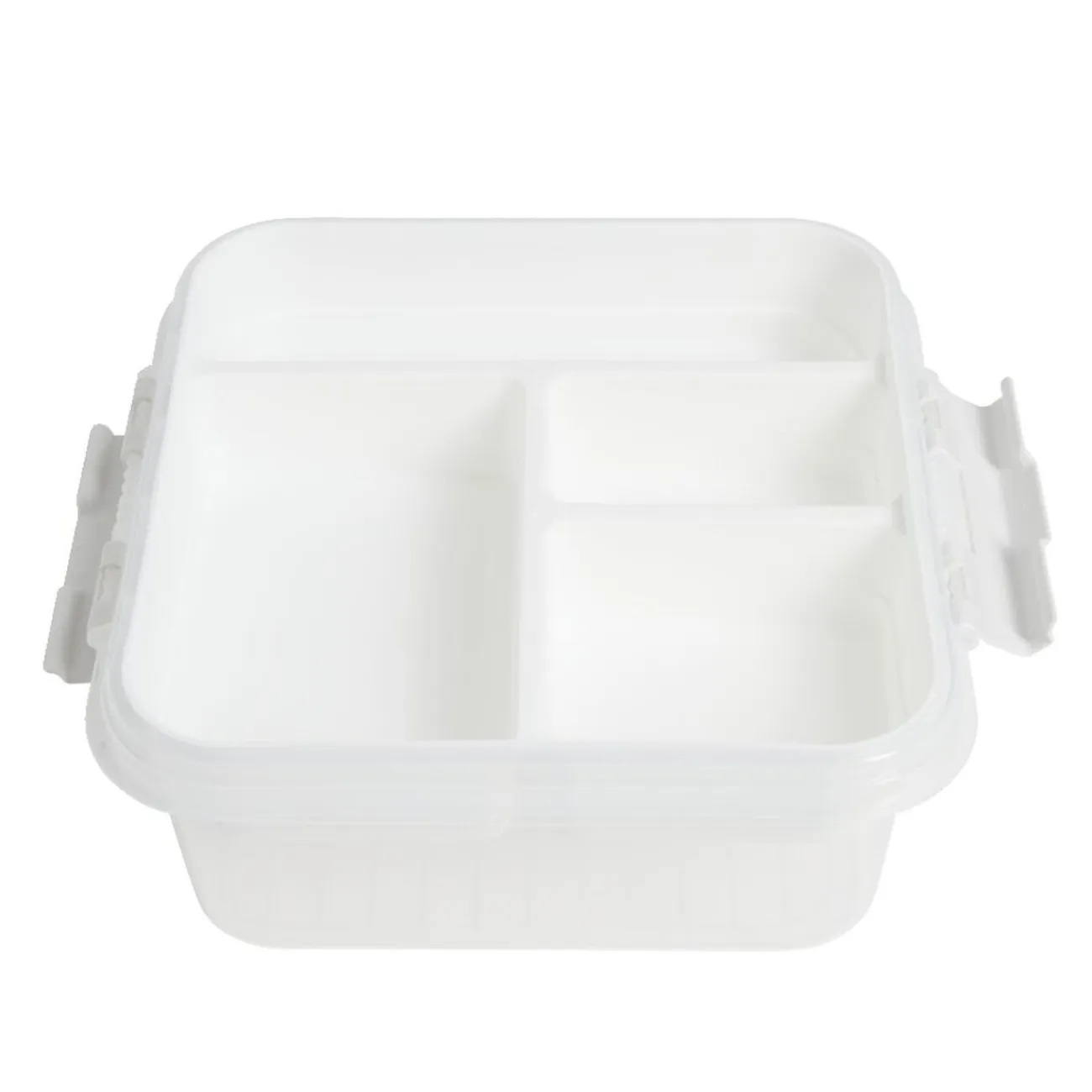 Gifi Rangement|Boîte à compartiments 2 niveaux de rangement 26x25xH11cm