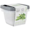 Hot Gifi Boîte conservation plastique 1,36L x3