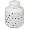 Gifi Rangement|Boîte déco blanche et noire motif étoiles