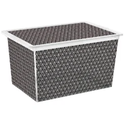 Gifi Entretien Du Linge|Boîte décorée 50 L