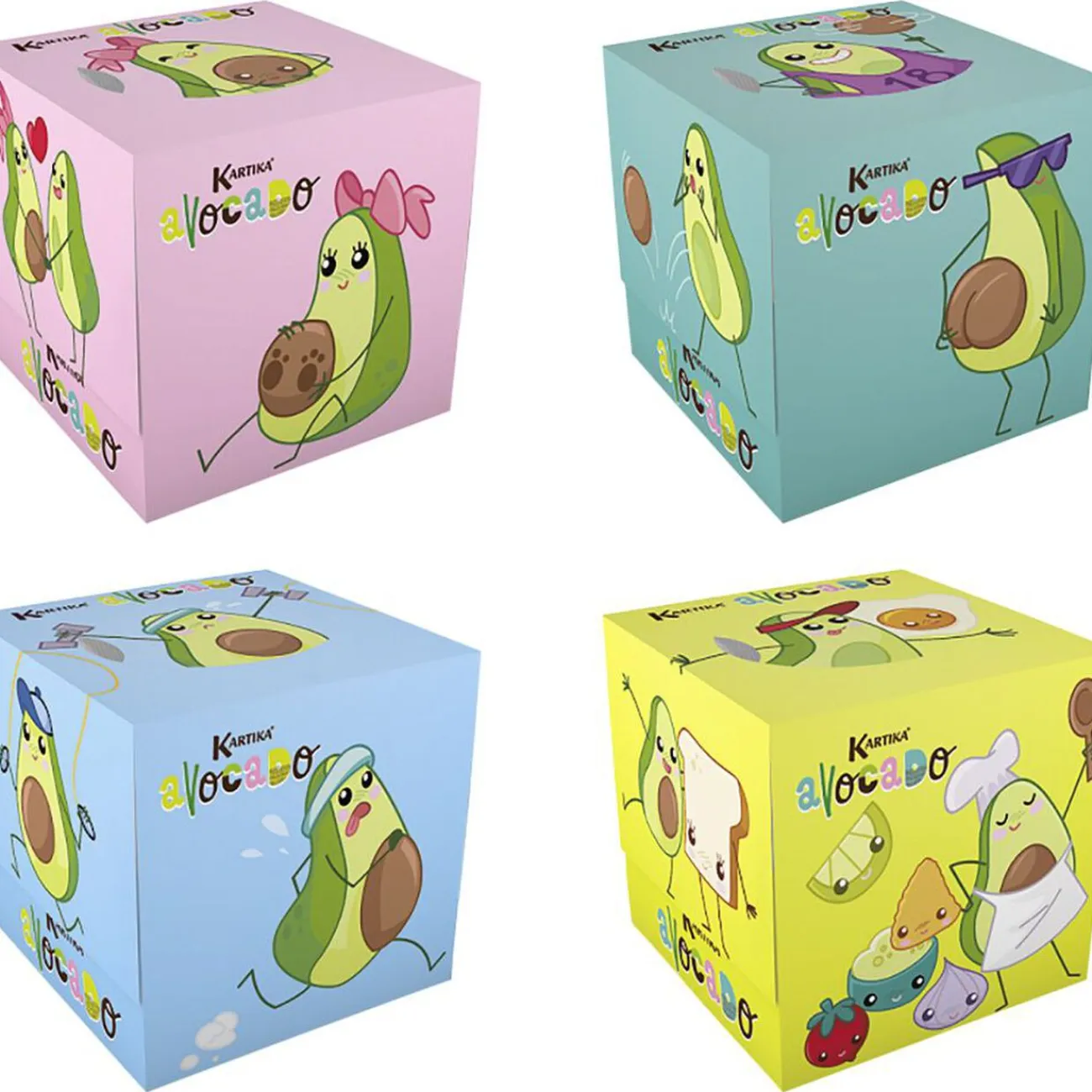 Gifi Bien-Être^Boîte de mouchoirs Avocado 3 plis 56 pièces