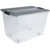 Gifi Rangement|Boîte de rangement A3 Kliker Roller couvercle clips 58 L
