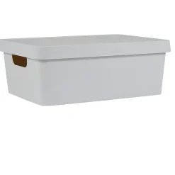 Gifi Rangement|Boîte de rangement avec couvercle beige 11 L