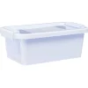 Gifi Aménagement Atelier^Boîte de rangement avec couvercle lavande transparent 4L