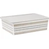 Gifi Rangement|Boîte de rangement beige nordique 27 L