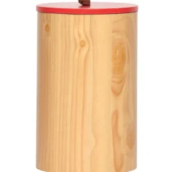 Gifi Rangement|Boîte de rangement déco bois rouge Muranu nomad
