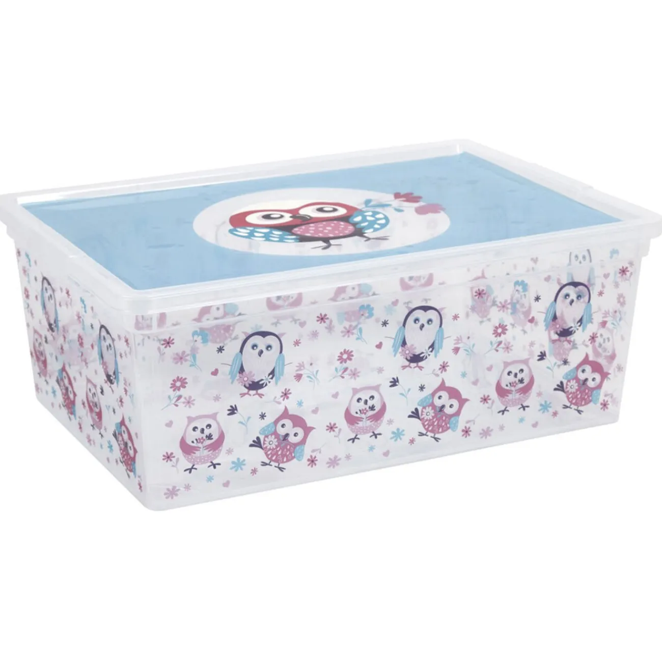 Gifi Rangement|Boîte de rangement design hibou 10 L