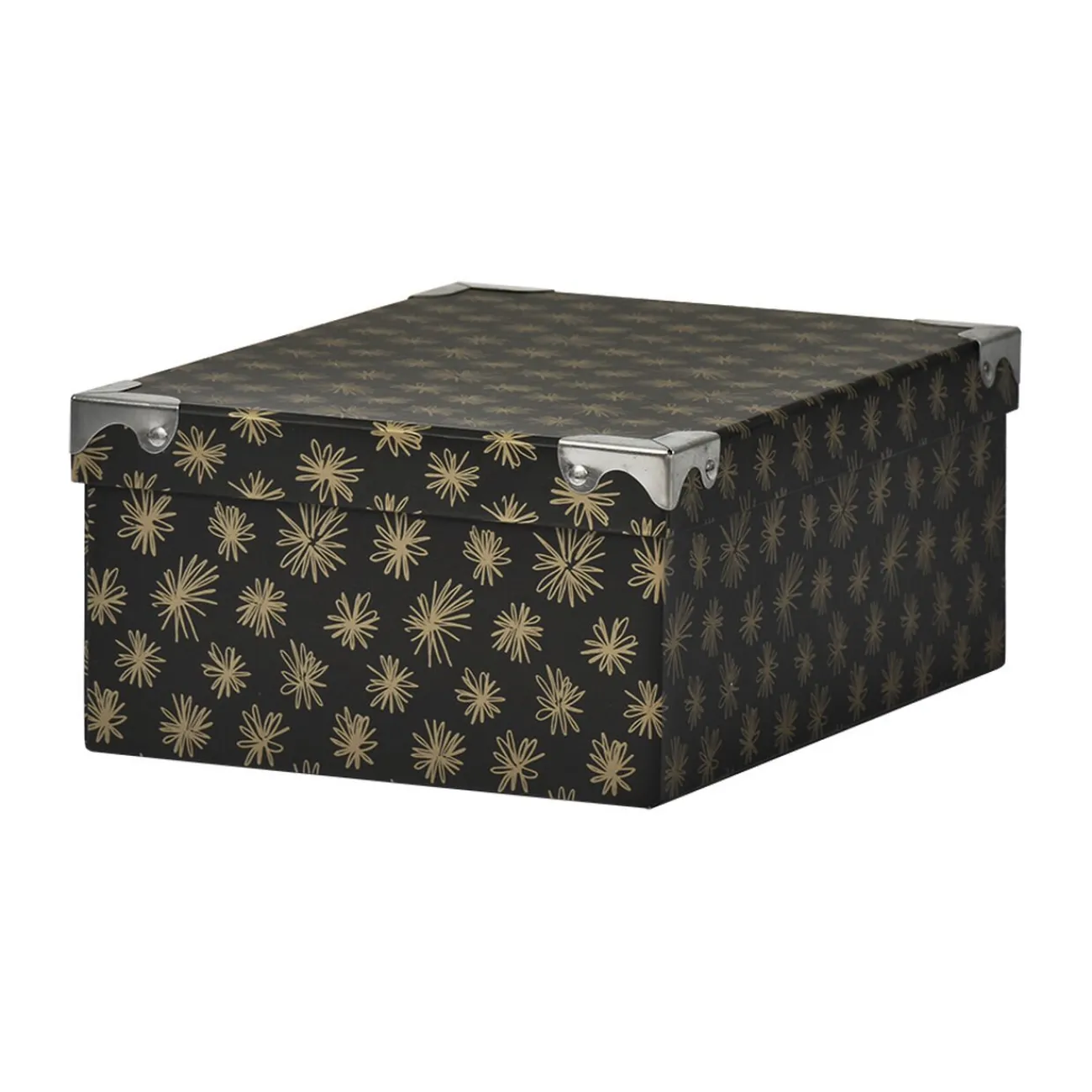 Gifi Entretien Du Linge|Boîte de rangement en carton L.28 x l.19,5 x H.10,8 cm