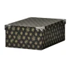 Gifi Entretien Du Linge|Boîte de rangement en carton L.32 x l.21,5 x H.11,8 cm