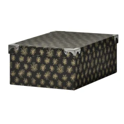 Gifi Entretien Du Linge|Boîte de rangement en carton L.32 x l.21,5 x H.11,8 cm