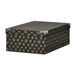 Gifi Entretien Du Linge|Boîte de rangement en carton L.40 x l.26,5 x H.13,8 cm