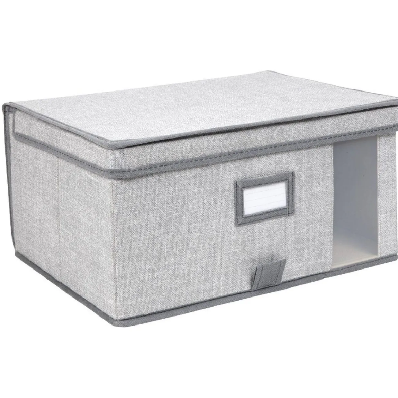 Gifi Rangement|Boîte de rangement à fenêtre grise XS
