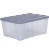 Gifi Rangement|Boîte de rangement 15 L bleue