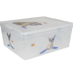 Gifi Rangement|Boîte de rangement 18L design chien