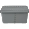Gifi Rangement|Boîte de rangement 15 L gris anthracite