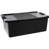 Gifi Rangement|Boîte de rangement 26 L noir