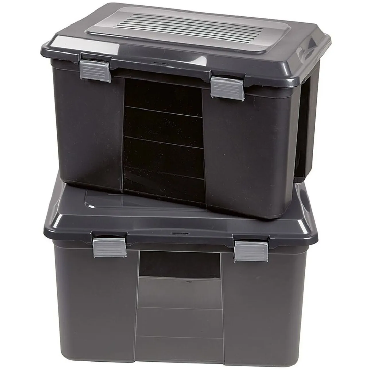 Gifi Rangement|Boîte de rangement 60 L x 2