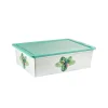 Gifi Rangement|Boîte de rangement motif toucan et feuilles de palmier 27 L