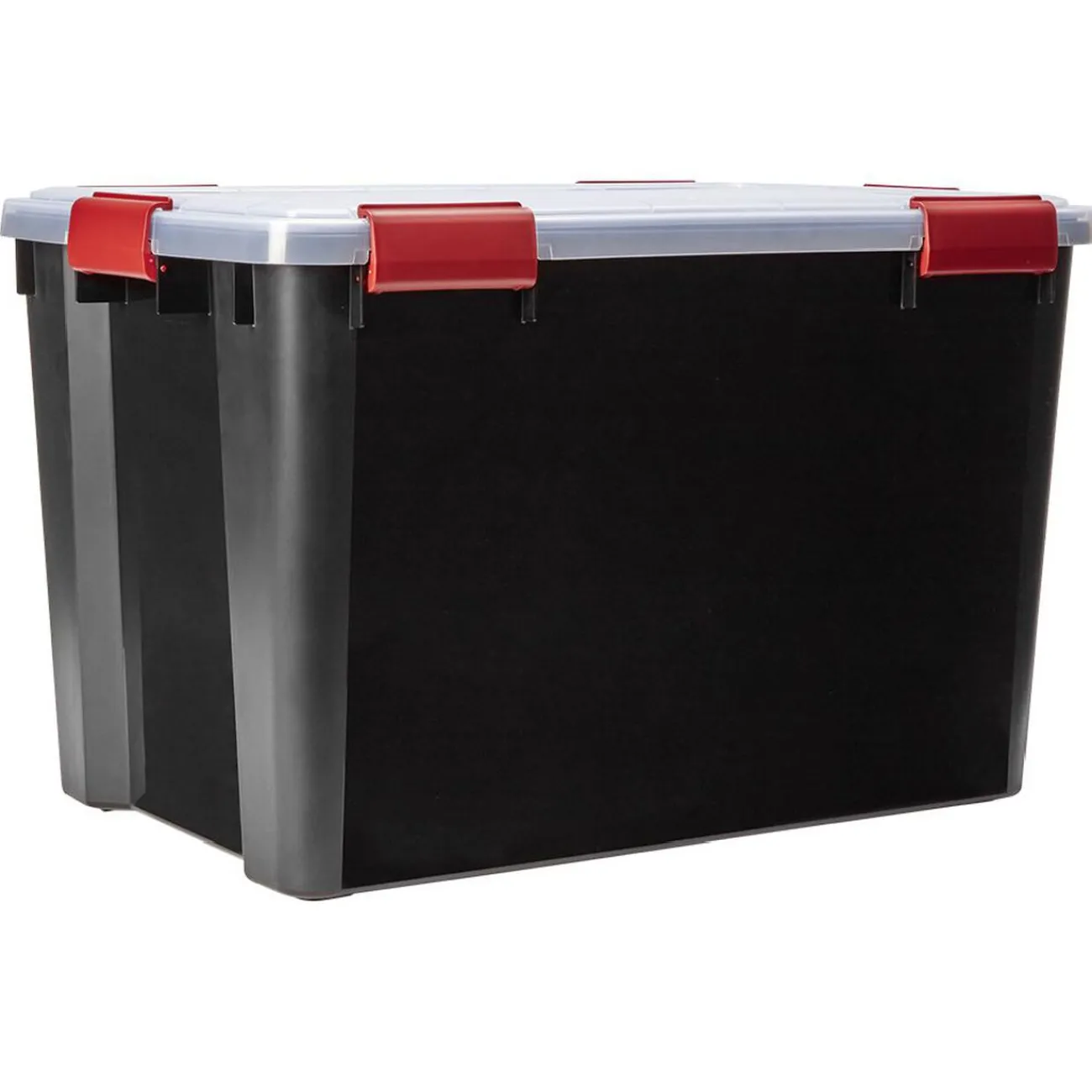 Gifi Rangement|Boîte de rangement étanche 70 L avec couvercle