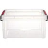 Gifi Rangement|Boîte de rangement transparent avec fermeture à clips 5L