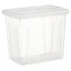 Gifi Rangement|Boîte de rangement transparente avec couvercle 8,8L