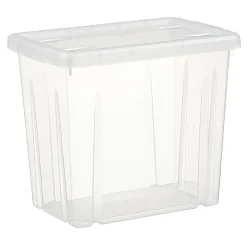 Gifi Rangement|Boîte de rangement transparente avec couvercle 8,8L