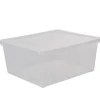Gifi Rangement|Boîte de rangement transparente 18 L