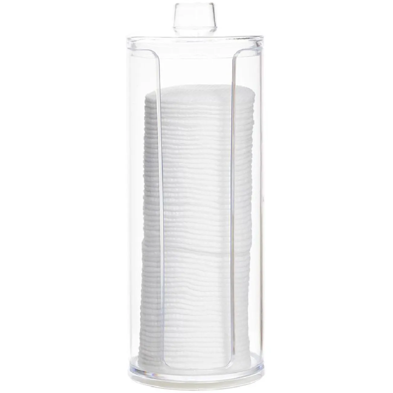 Gifi Beauté^Boîte de rangement transparente pour coton
