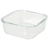 New Gifi Boîte en verre et bambou 1,1 L