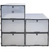 Gifi Rangement|Boîtes à chaussures empilables transparentes x5