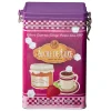 Best Gifi Boîte à sucre en métal design vintage luxe rose fuchsia