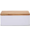 Gifi Boîte à sucre rectangulaire blanc naturel