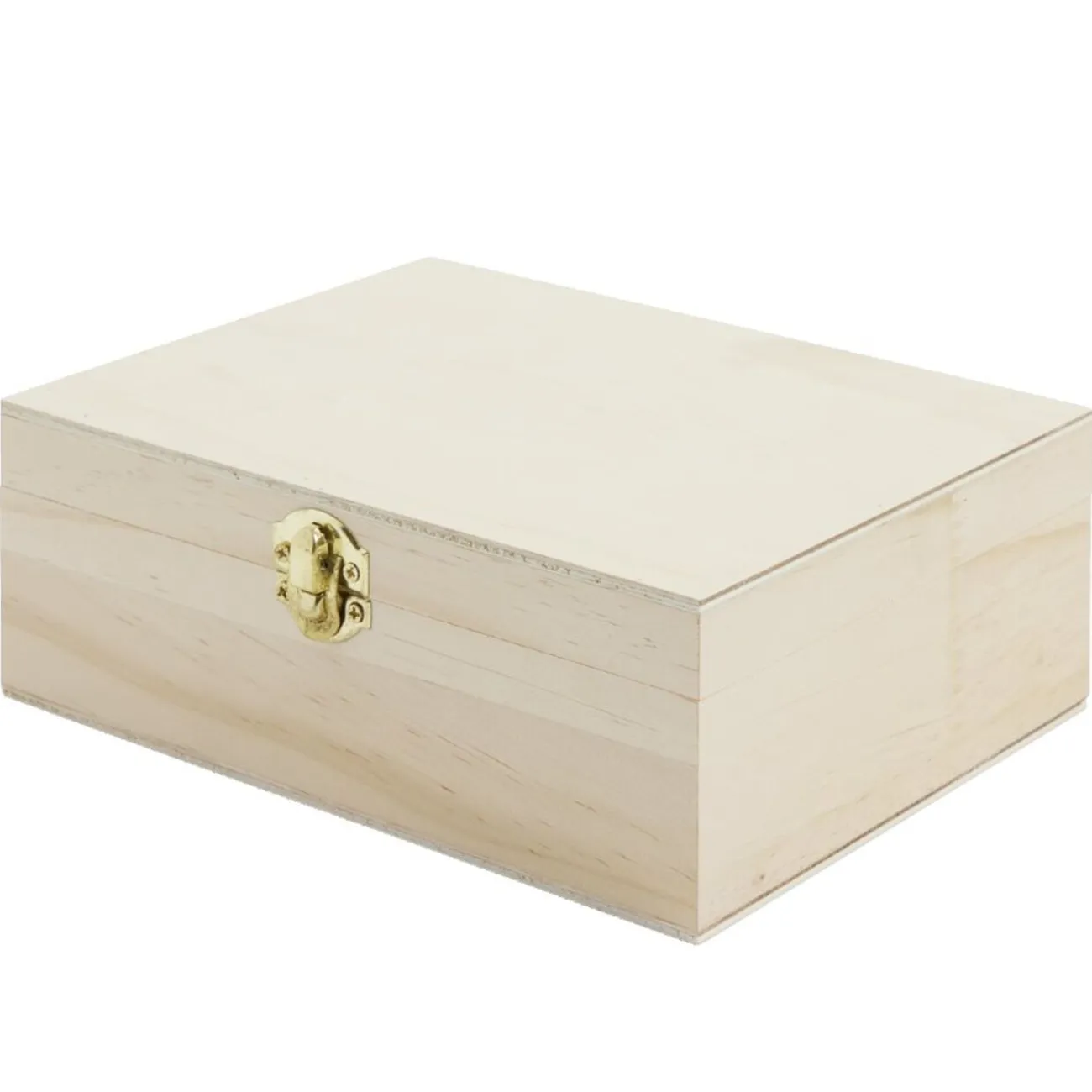 Clearance Gifi Boîte à thé en bois à personnaliser 20xH7x15cm
