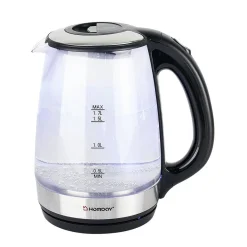 Discount Gifi Bouilloire en verre Homday électrique à LED bleu 1,7L
