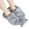 Gifi Bien-Être^Bouillotte pour pieds 1,8L housse fausse fourrure grise
