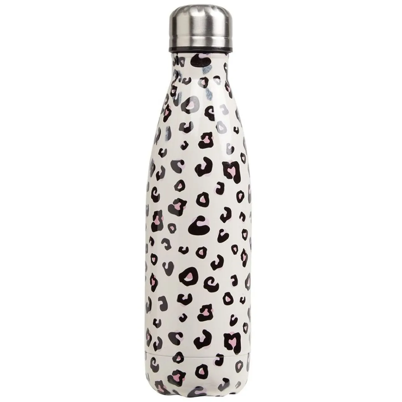 Best Gifi Bouteille isotherme inox blanc imprimé léopard 500 ml