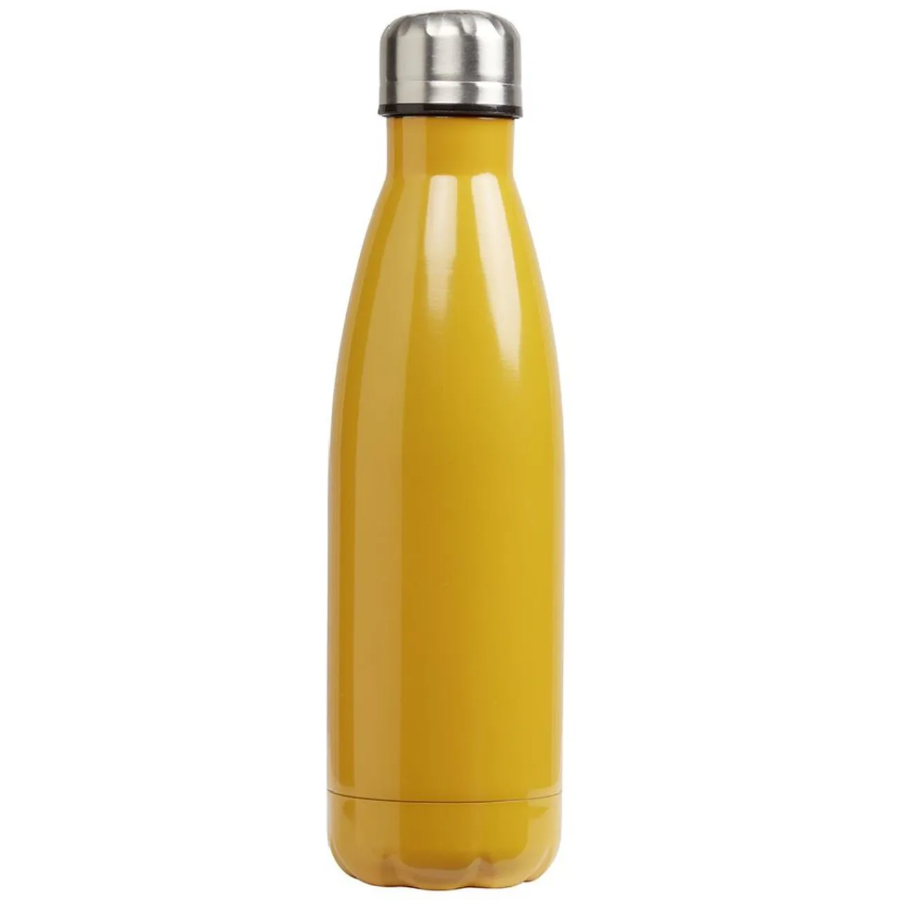 Discount Gifi Bouteille isotherme inox jaune moutarde 500 ml