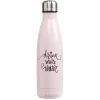 Hot Gifi Bouteille isotherme inox rose inscription Drink more water 500 ml