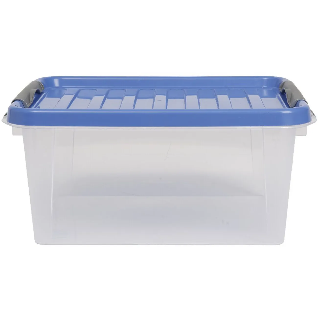 Gifi Entretien Du Linge|Box de rangement bleu roi 14 L