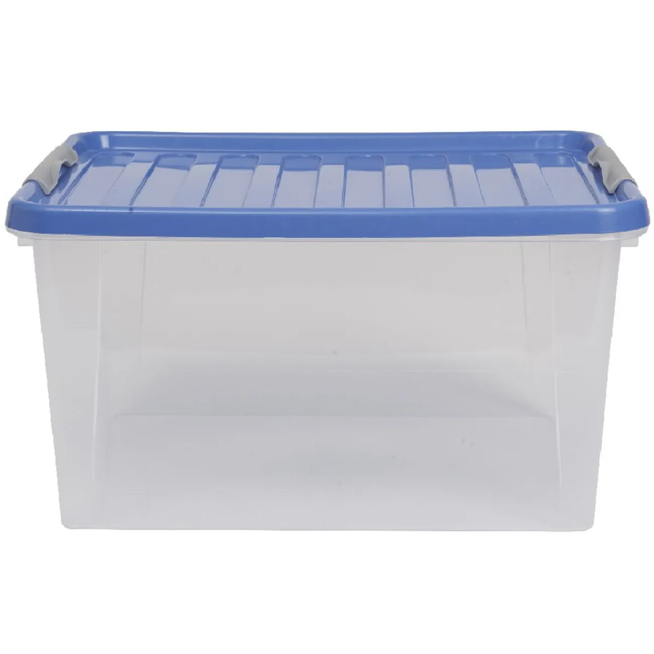 Gifi Entretien Du Linge|Box de rangement bleu roi 31 L