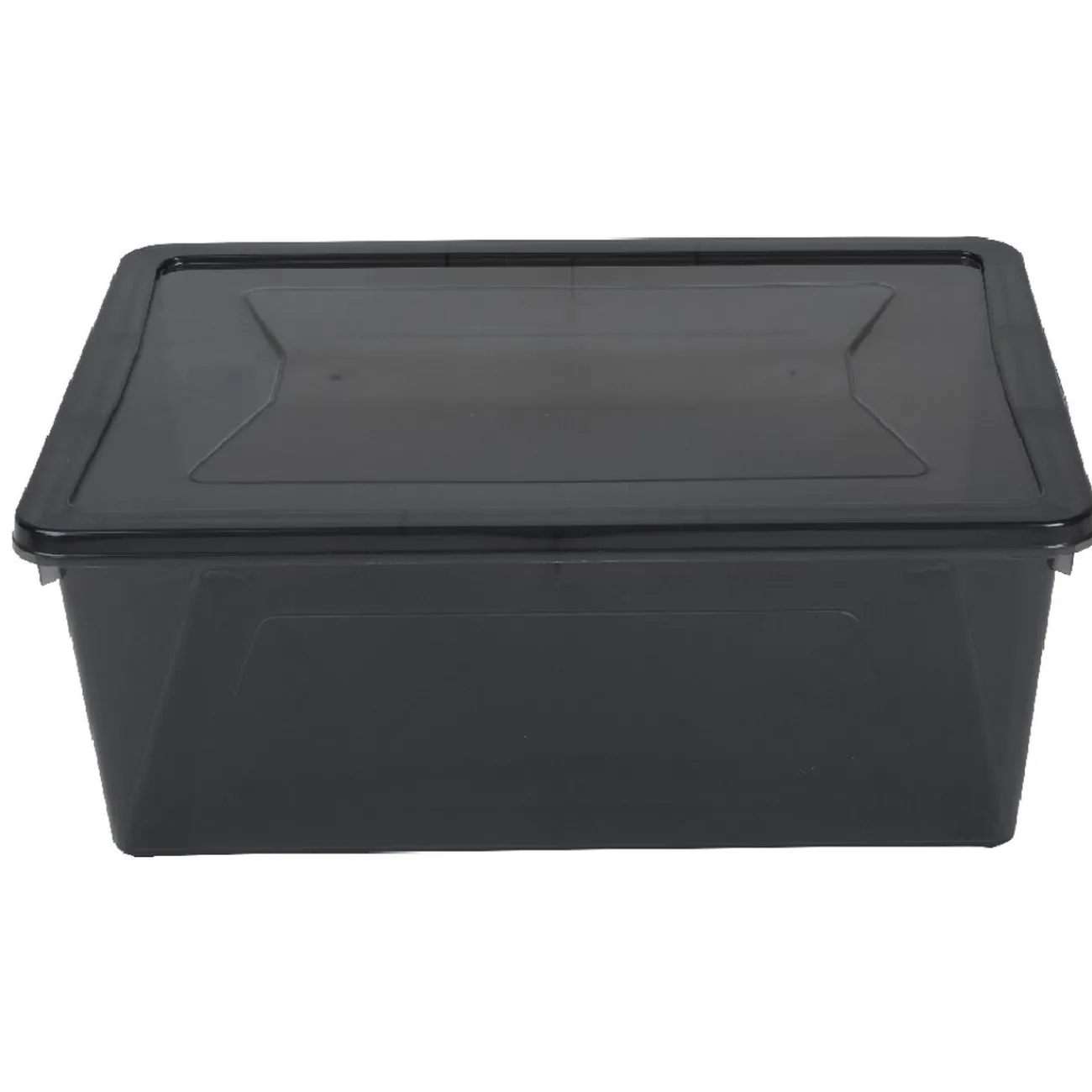 Gifi Entretien Du Linge|Box rangement textile grise 10 L