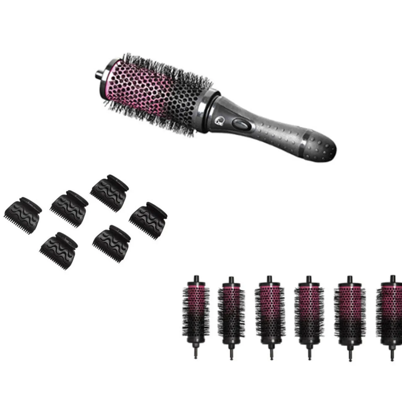 Gifi Beauté^Brosse à cheveux spécial brushing 6 rouleaux céramique