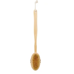 Gifi Beauté^Brosse en crin pour le corps avec manche en bois L42 cm