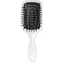 Gifi Beauté^Brosse pneumatique rectangulaire picots perlés pvc gris