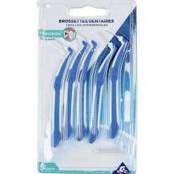 Gifi Bien-Être^Brossette dentaire x5 polyester bicolore