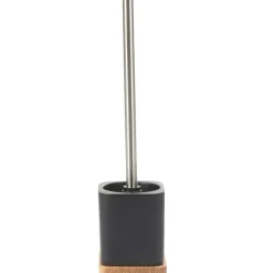 Gifi Equipement Wc^Brosse WC couleur bois et noir